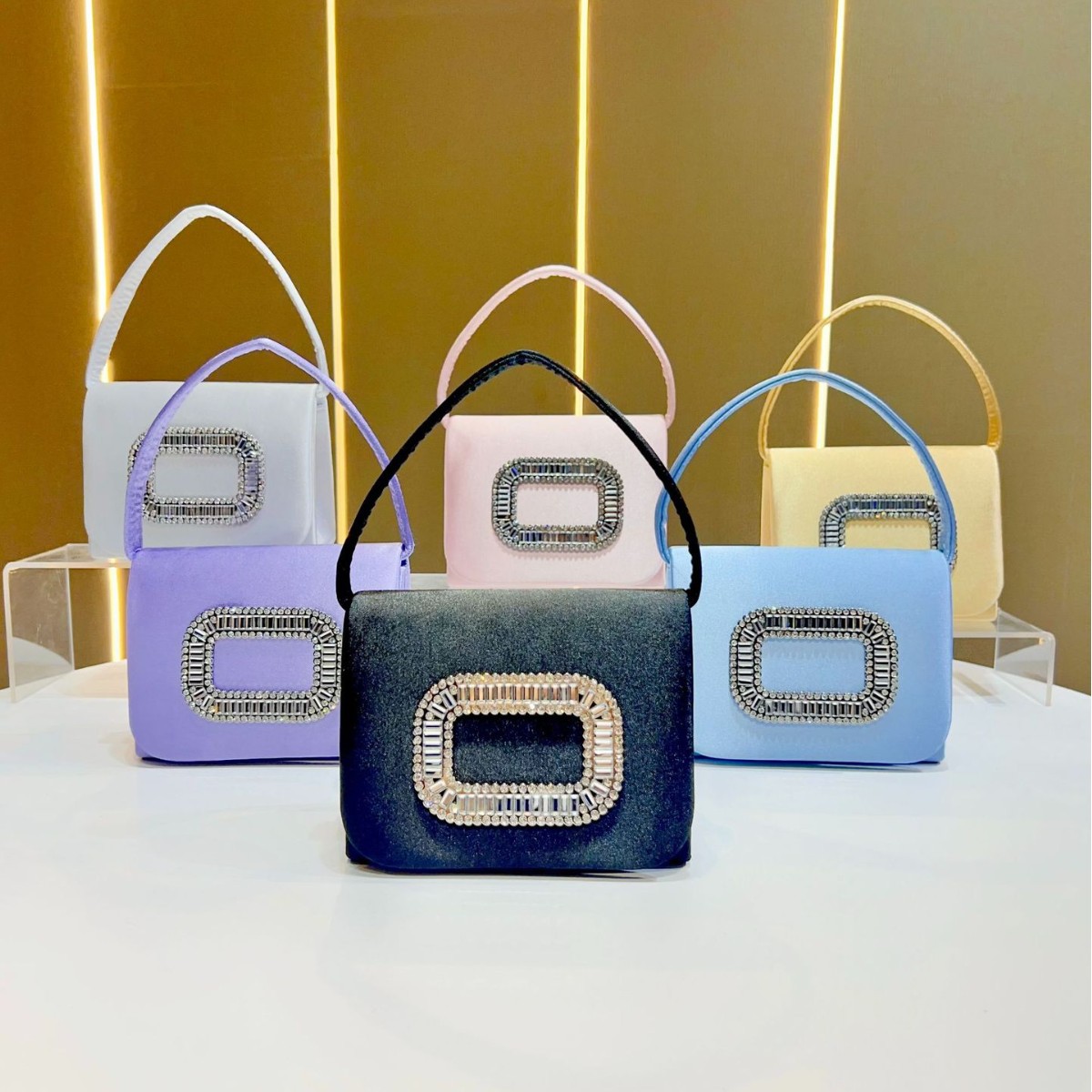 Women Bags On Sale - Mini bolso cuadrado de lujo para