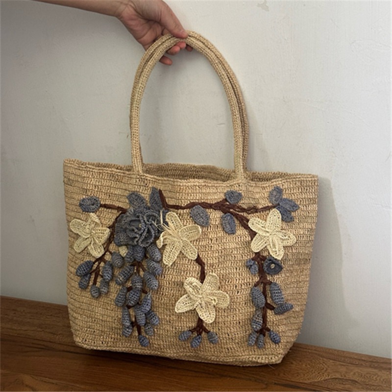 Women'S Raffia Bags - Nuevo Bolso de Rafia Hecho a