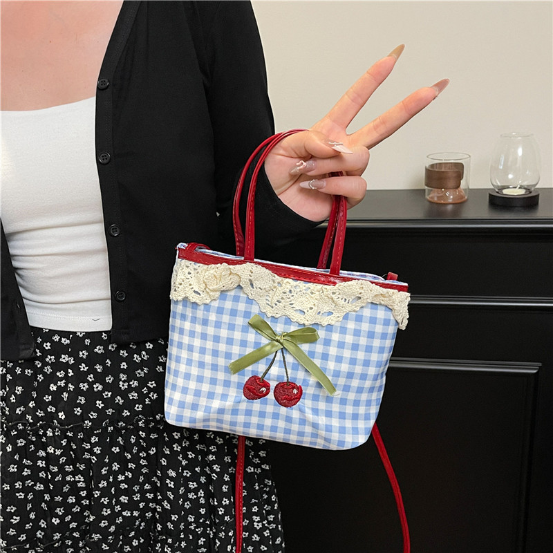 Women Bags Branded - Bolso nuevo coreano a cuadros con