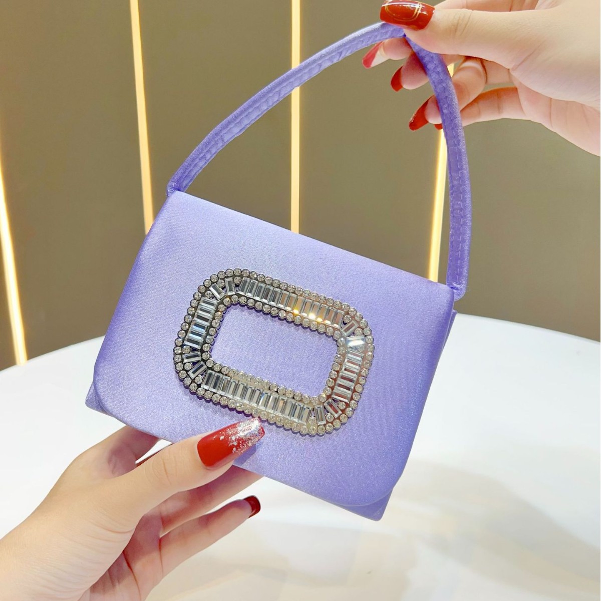 Mini bolso cuadrado de lujo pa - Women Bags On Sale reseña y precio