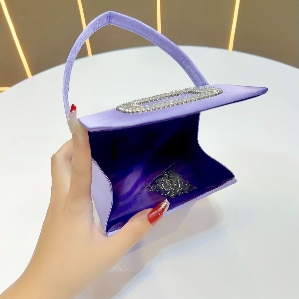 Mini bolso cuadrado de lujo pa - Women Bags On Sale reseña y precio