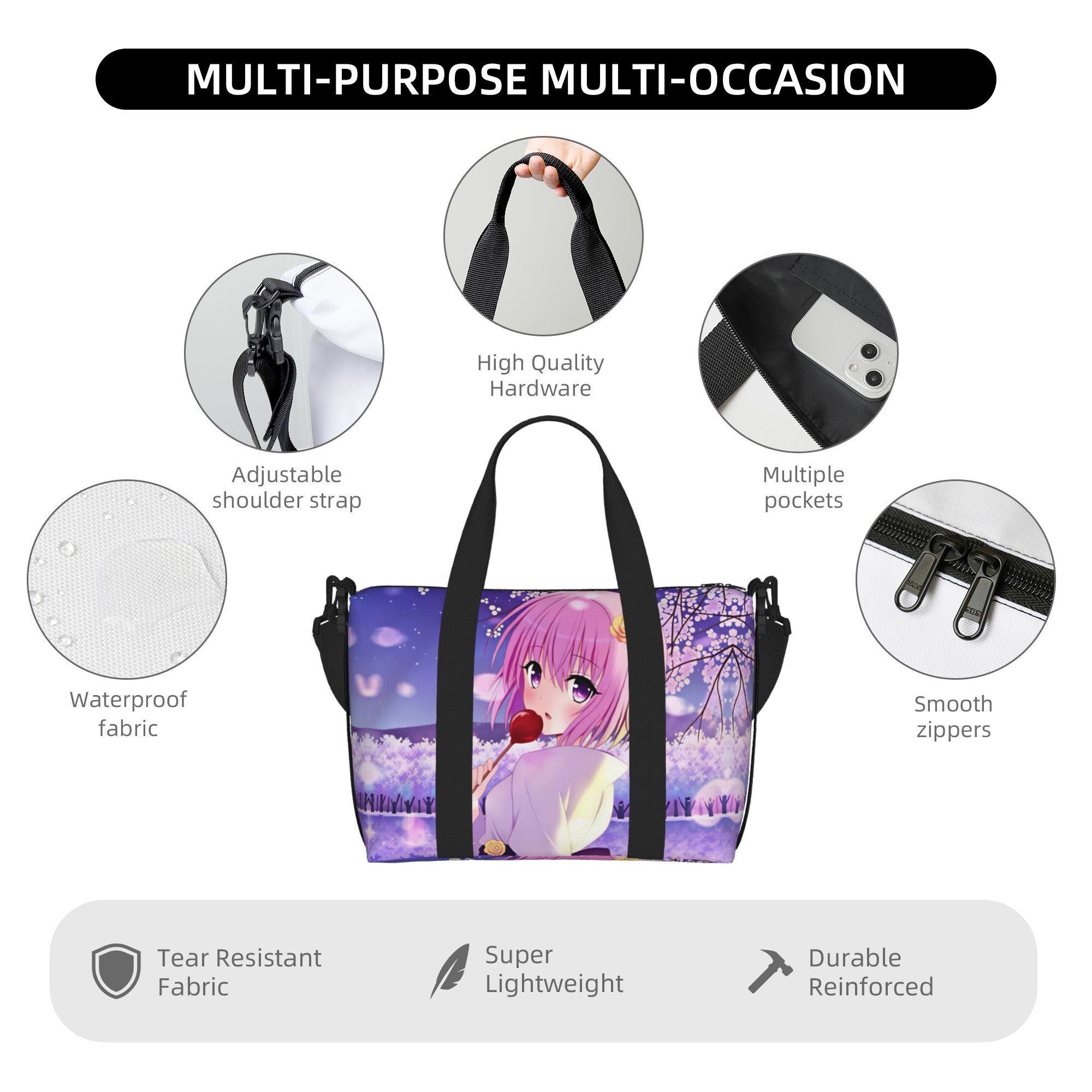 Bolsa de playa personalizada M - Women Bags Ru reseña y precio