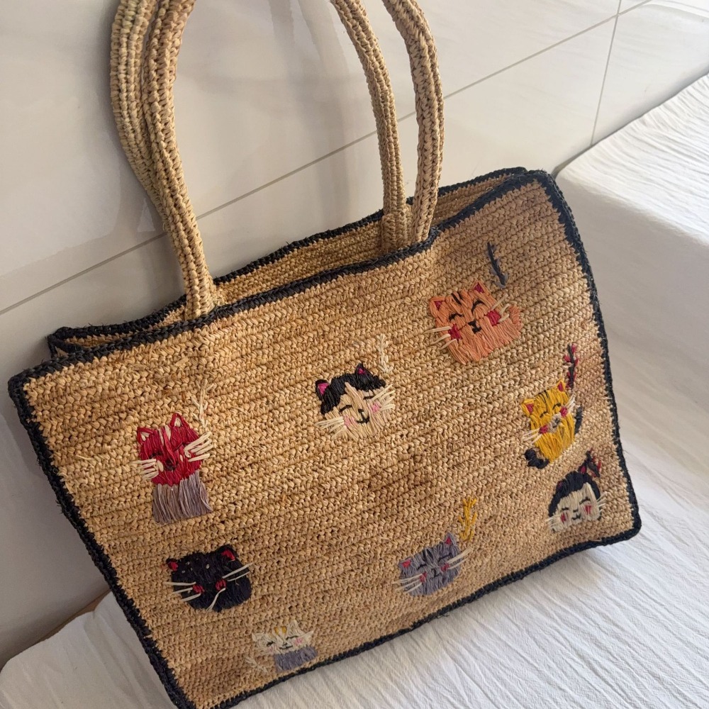 Bolso de Hombro de Rafia Tejid - Women'S Raffia Bags reseña y precio