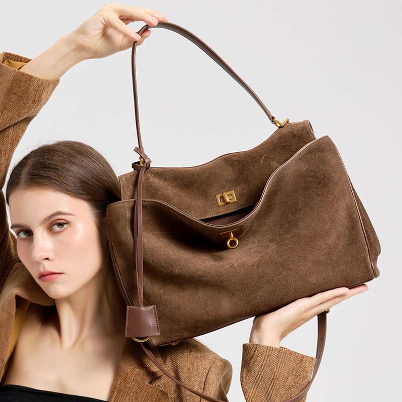 Bolso de Cuero Genuino de Gran - Women Hand Bags For Office reseña y precio